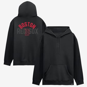 Men's Fanatics  Boston Red Sox Black Out Fleece Hoodie