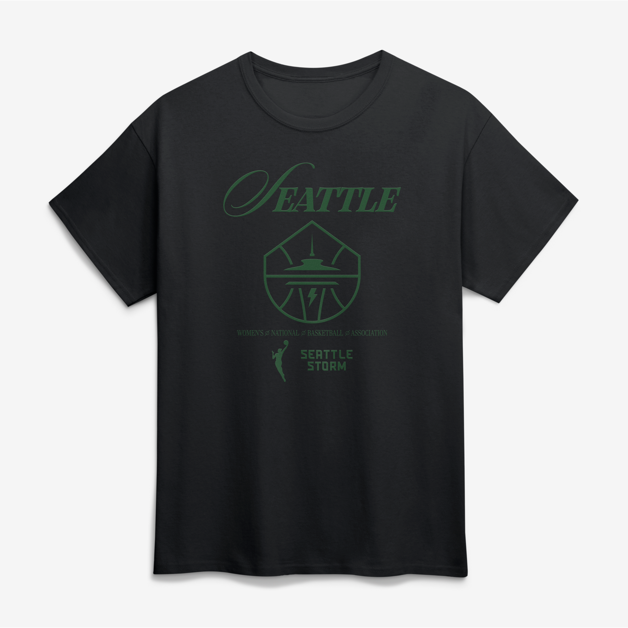 Unisex Logo Athletic Black Seattle Storm In Motion T-Shirt