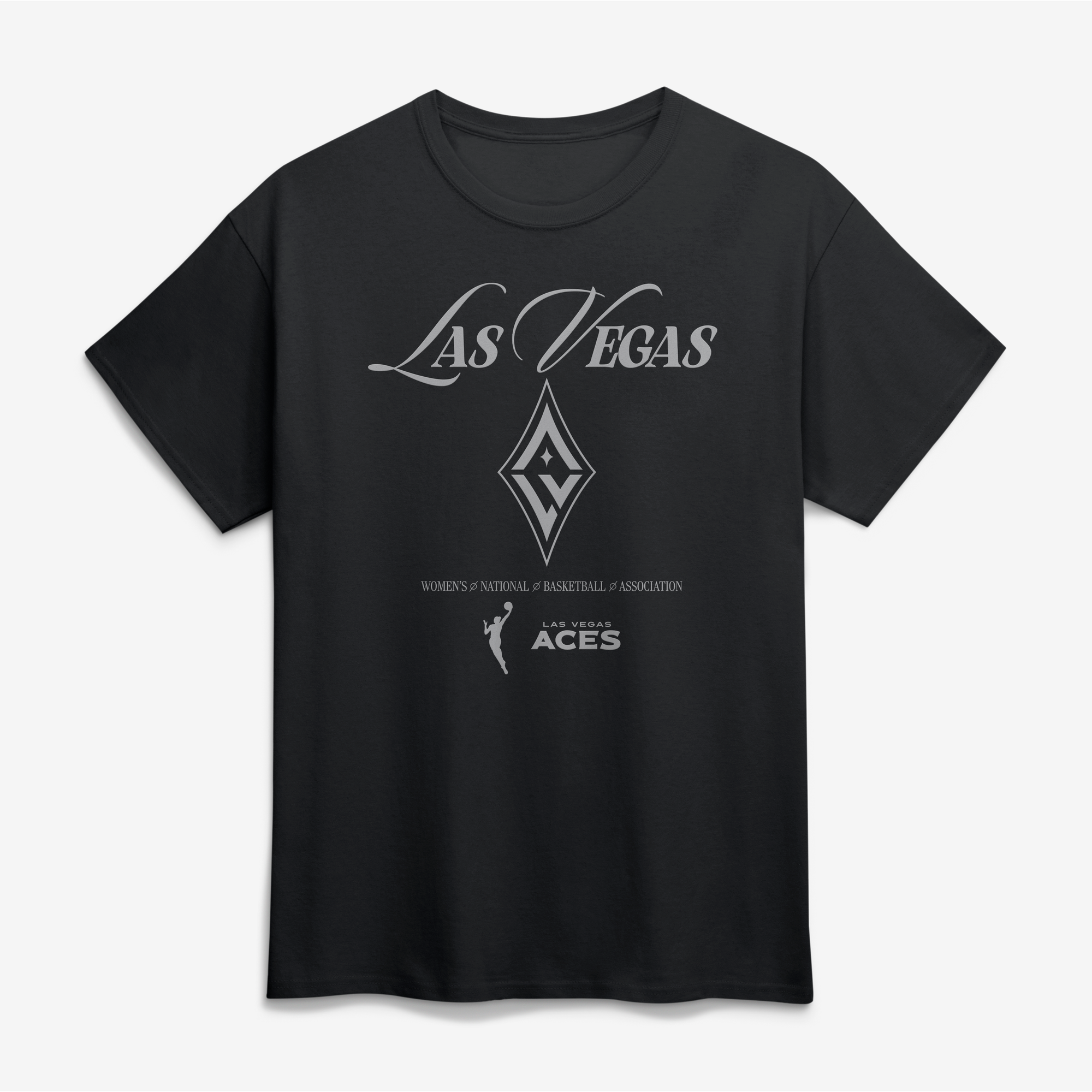 Unisex Logo Athletic Black Las Vegas Aces In Motion T-Shirt