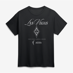Unisex Logo Athletic Black Las Vegas Aces In Motion T-Shirt