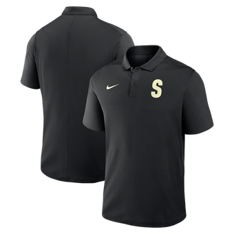 Men's Nike Black Seattle Mariners Alternate Victory Dri-FIT Polo
