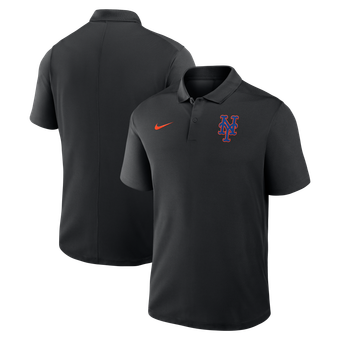 Men's Nike Black New York Mets Alternate Victory Dri-FIT Polo