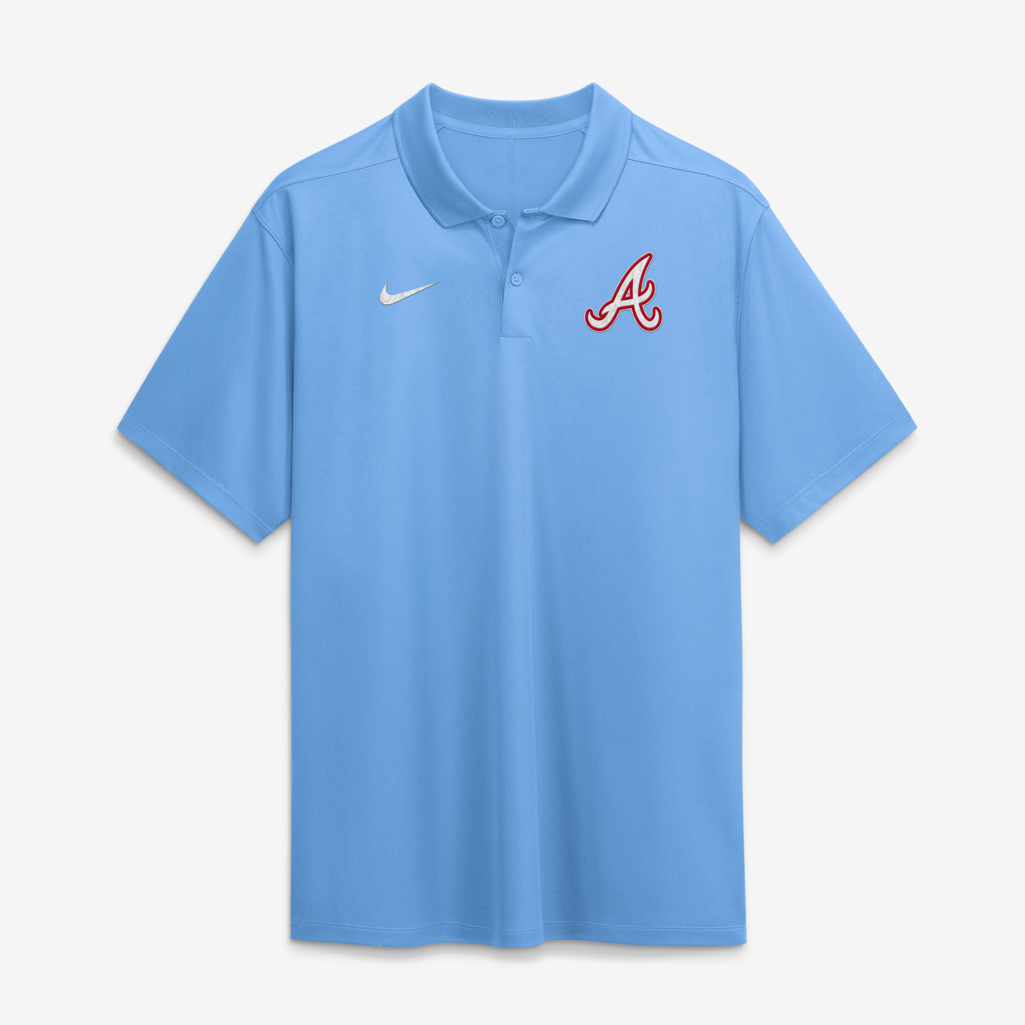 Men's Nike Powder Blue Atlanta Braves City Connect Victory Dri-FIT Polo