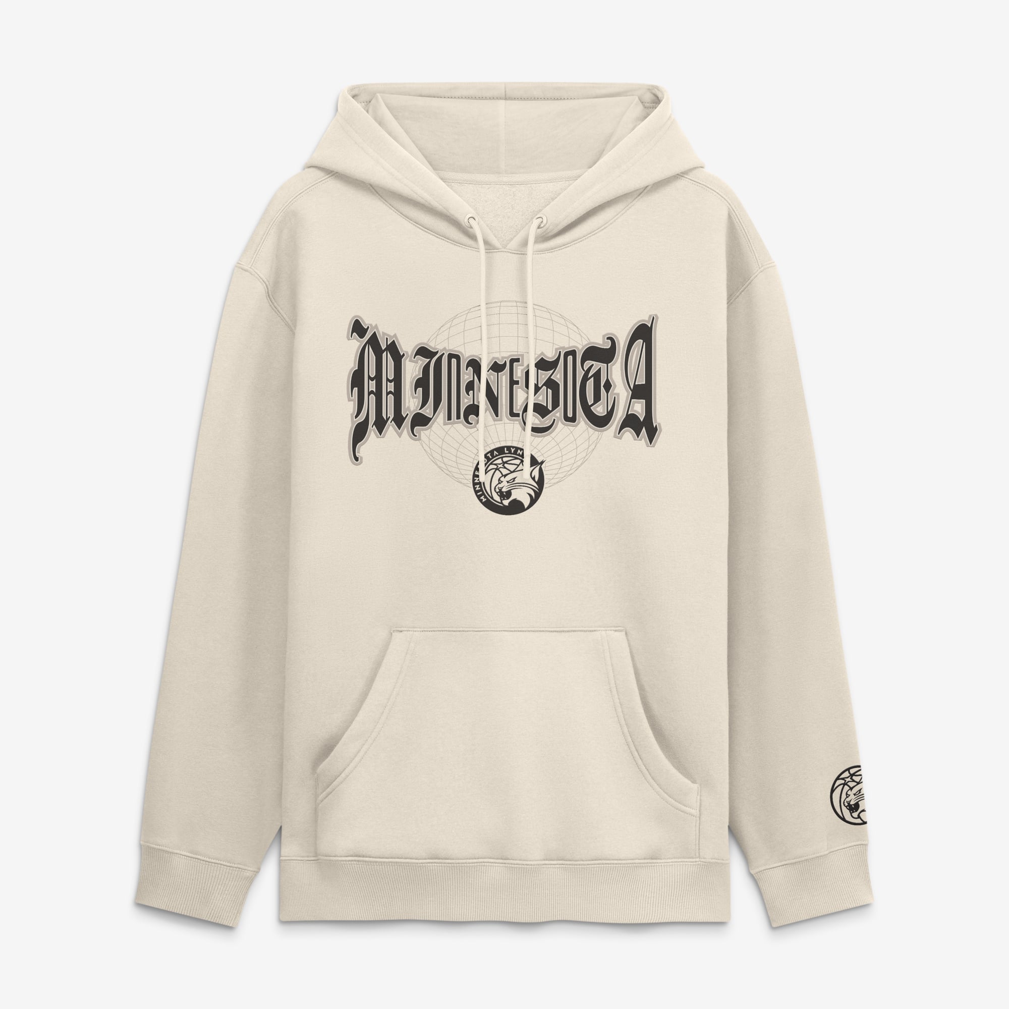 Men's Fanatics Cream Minnesota Lynx Legacy Fleece Pullover Hoodie