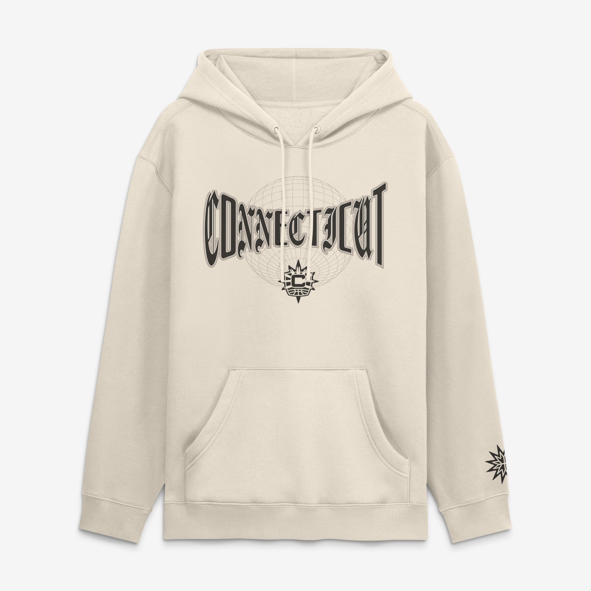 Men's Fanatics Cream Connecticut Sun Legacy Fleece Pullover Hoodie