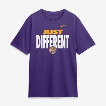 Men's Nike Purple LSU Tigers Just Different Legend Dri-FIT T-Shirt