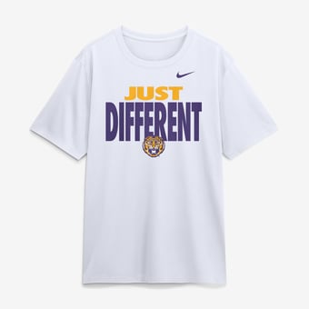 Men's Nike White LSU Tigers Just Different Legend Dri-FIT T-Shirt