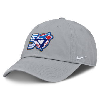 Men's Nike Gray Toronto Blue Jays 50th Season Club Adjustable Hat