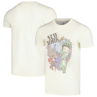 Unisex Cream Betty Boop Graphic T-Shirt