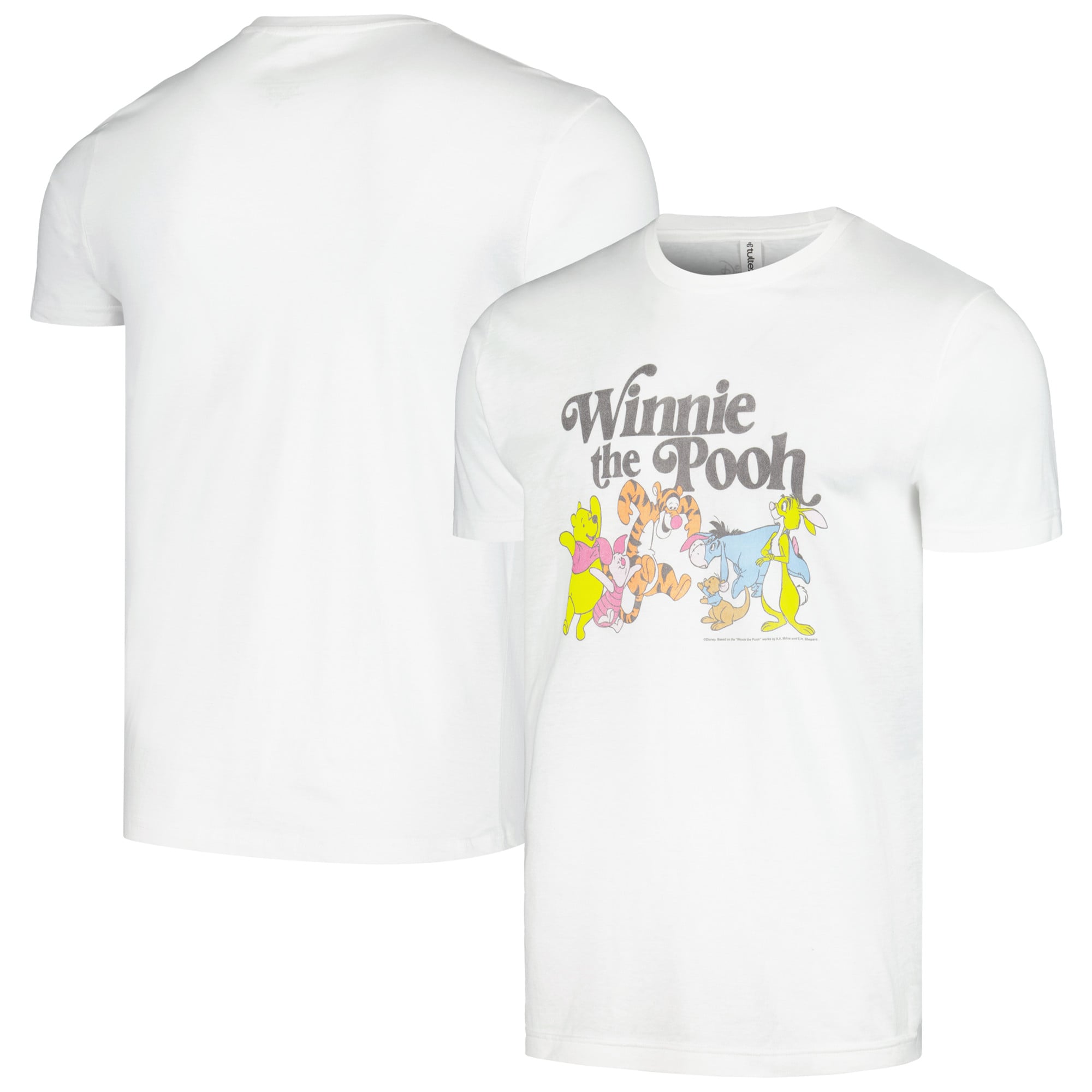 Unisex White Winnie the Pooh Group T-Shirt