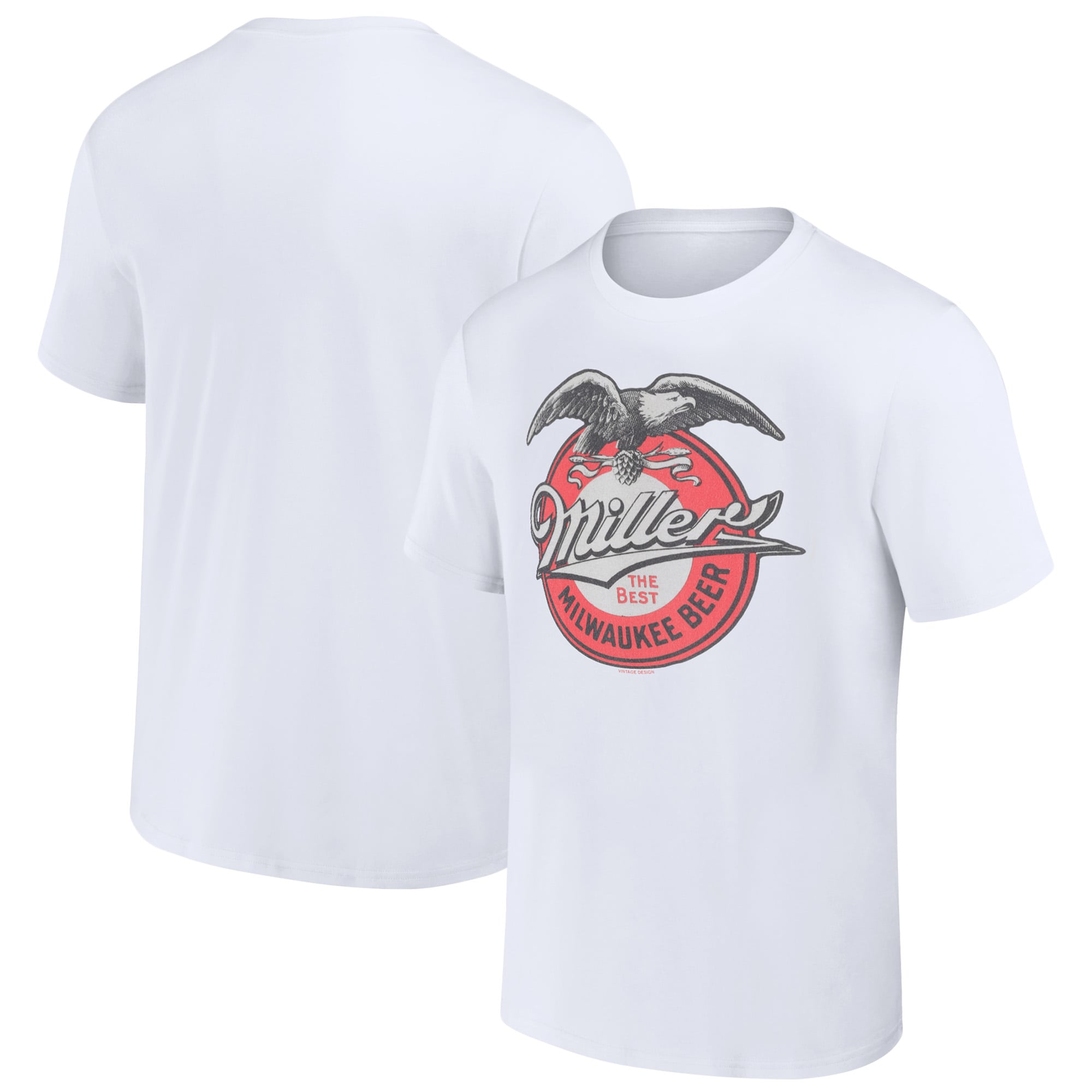Unisex White Miller Retro Label T-Shirt