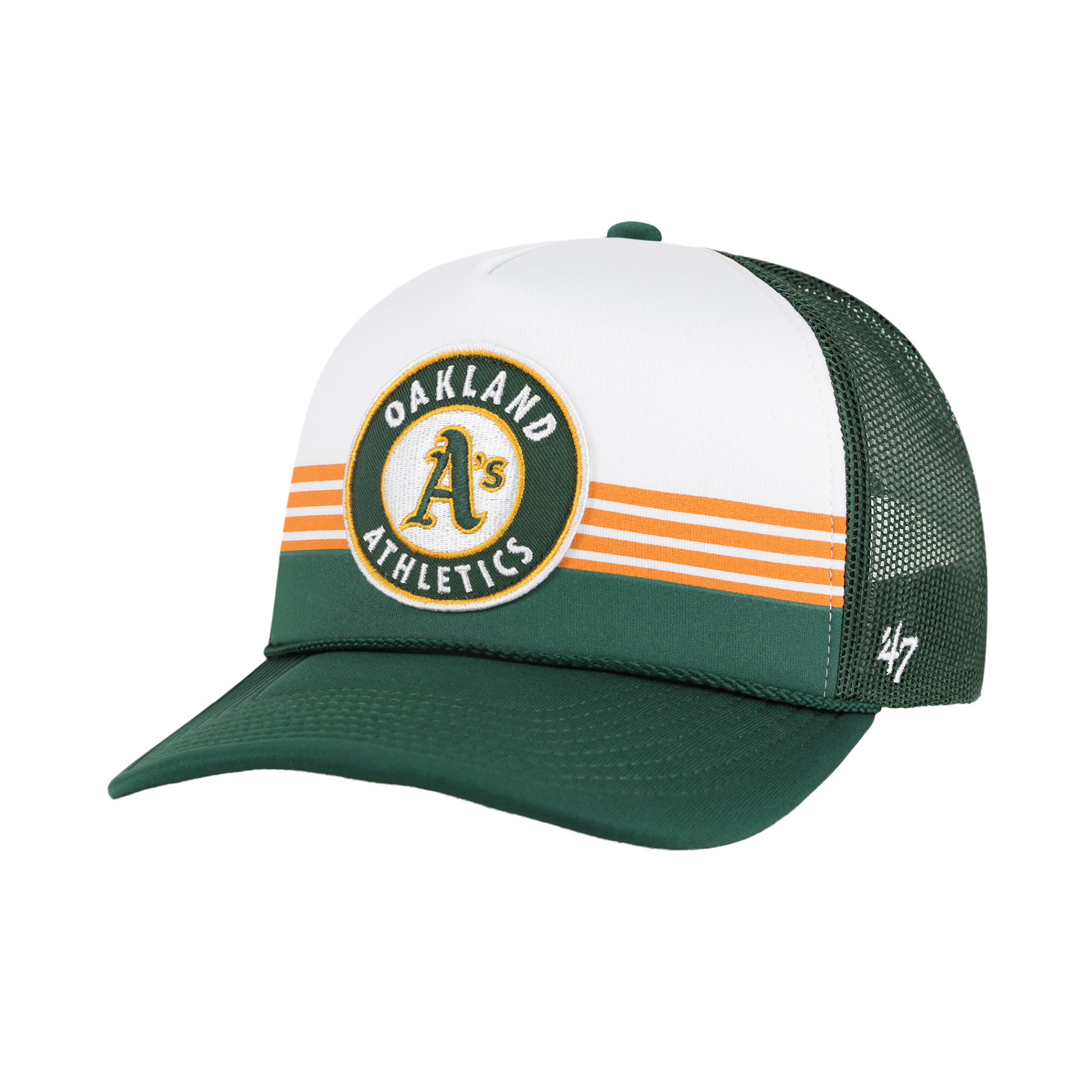 Men’s ’47 Green Oakland Athletics Lift Off Foam Front Mesh Trucker Adjustable Hat Men’s ’47 Green Oakland Athletics Lift Off Foam Front Mesh Trucker Adjustable Hat