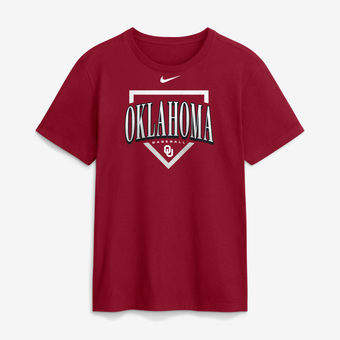 Men's Nike Crimson Oklahoma Sooners Baseball Club T-Shirt