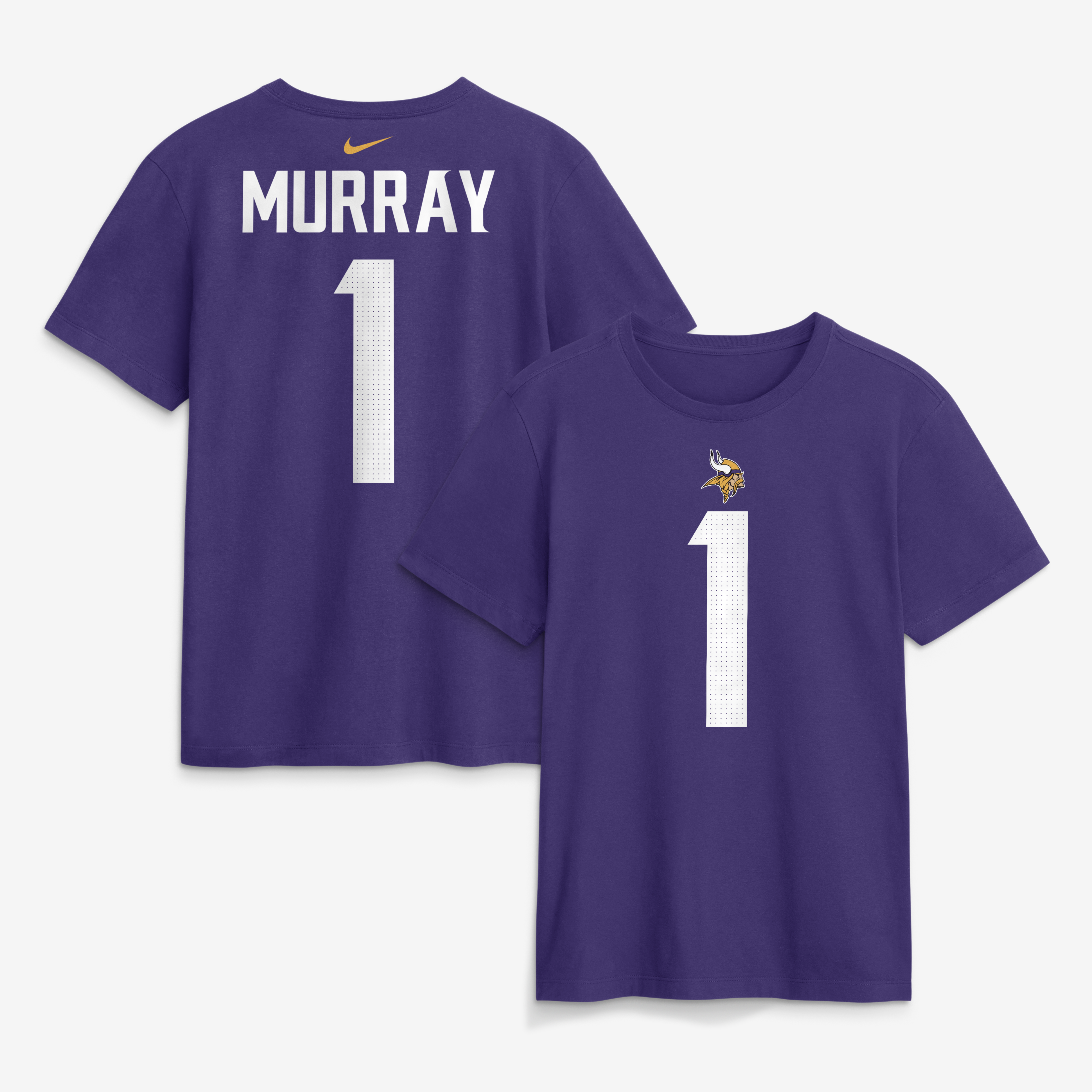 Men's Nike Kyler Murray Purple Minnesota Vikings Name & Number T-Shirt