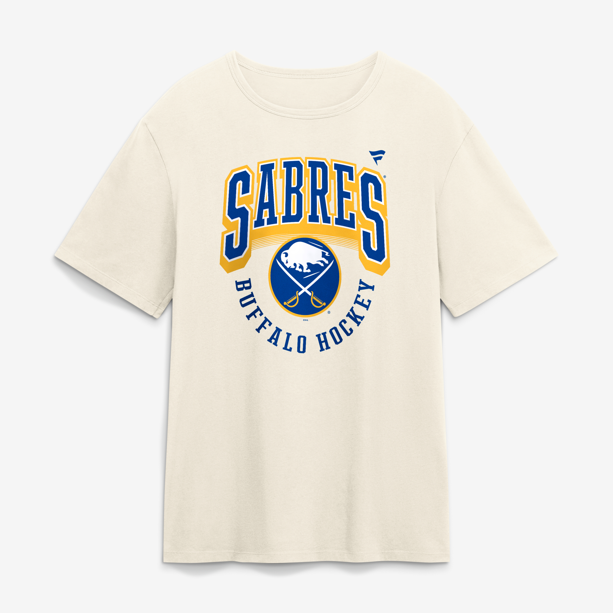 Men’s Fanatics Cream Buffalo Sabres Vintage Insp. Legacy T-Shirt Men’s Fanatics Cream Buffalo Sabres Vintage Insp. Legacy T-Shirt