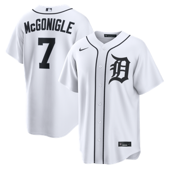 Men's Nike Kevin McGonigle White Detroit Tigers Home Replica Jersey