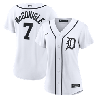 Women's Nike Kevin McGonigle White Detroit Tigers Home Replica Jersey