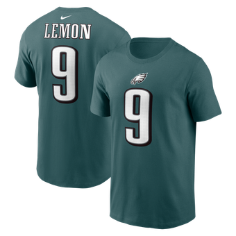 Men's Nike Makai Lemon Green Philadelphia Eagles Name & Number T-Shirt