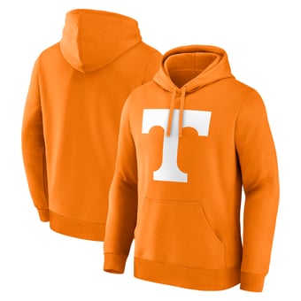 Men's Logo Athletic  Tennessee Orange Tennessee Volunteers Primary Logo Fleece Pullover Hoodie