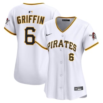 Women's Nike Konnor Griffin White Pittsburgh Pirates Home Limited Jersey