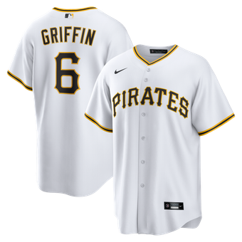 Men's Nike Konnor Griffin White Pittsburgh Pirates Home Replica Jersey