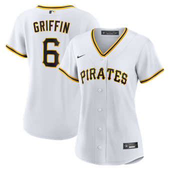 Women's Nike Konnor Griffin White Pittsburgh Pirates Home Replica Jersey