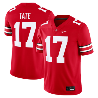 Men's Nike Carnell Tate Scarlet Ohio State Buckeyes Game Jersey