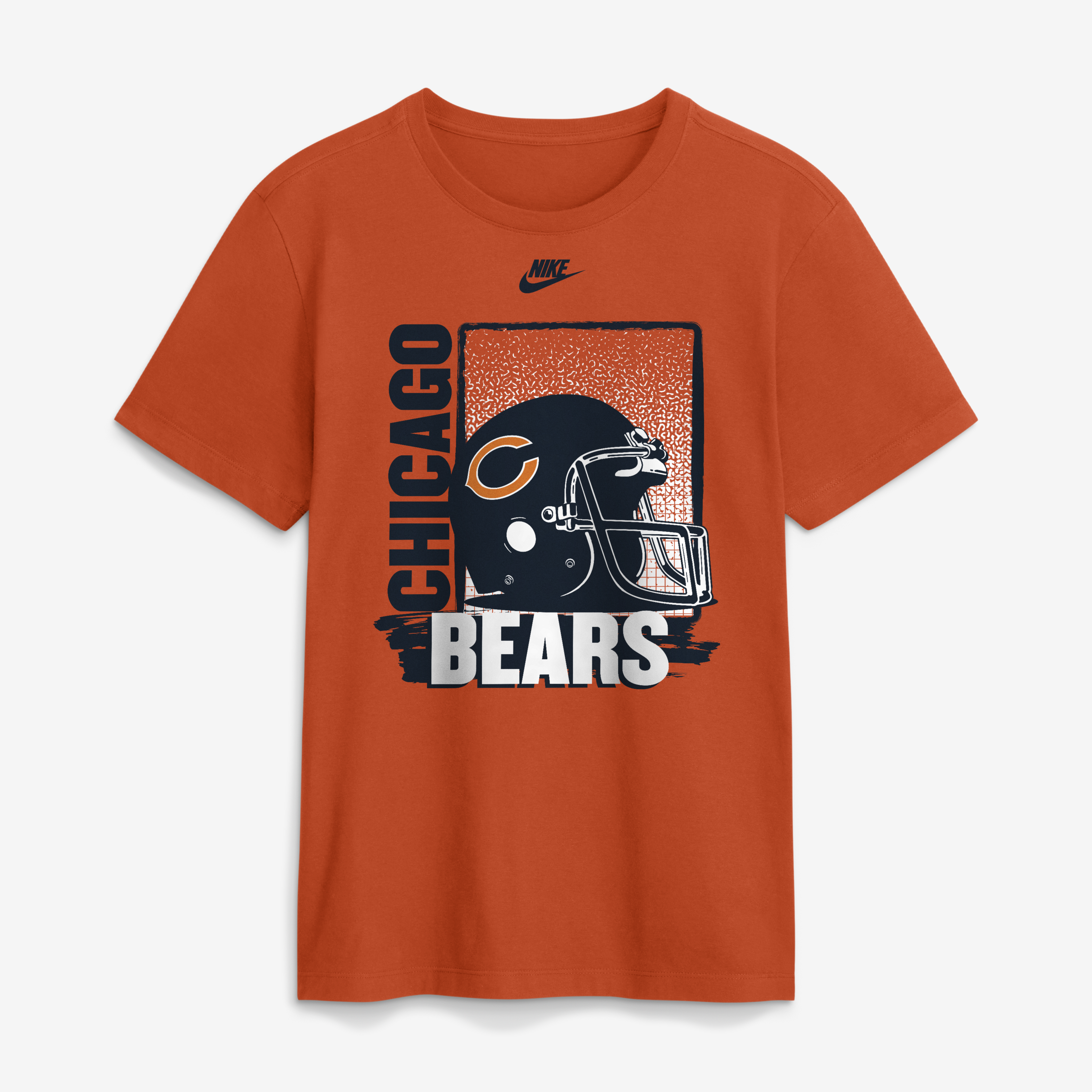 Nike Men's Orange Chicago Bears Vintage Power Game Club T-Shirt - Orange