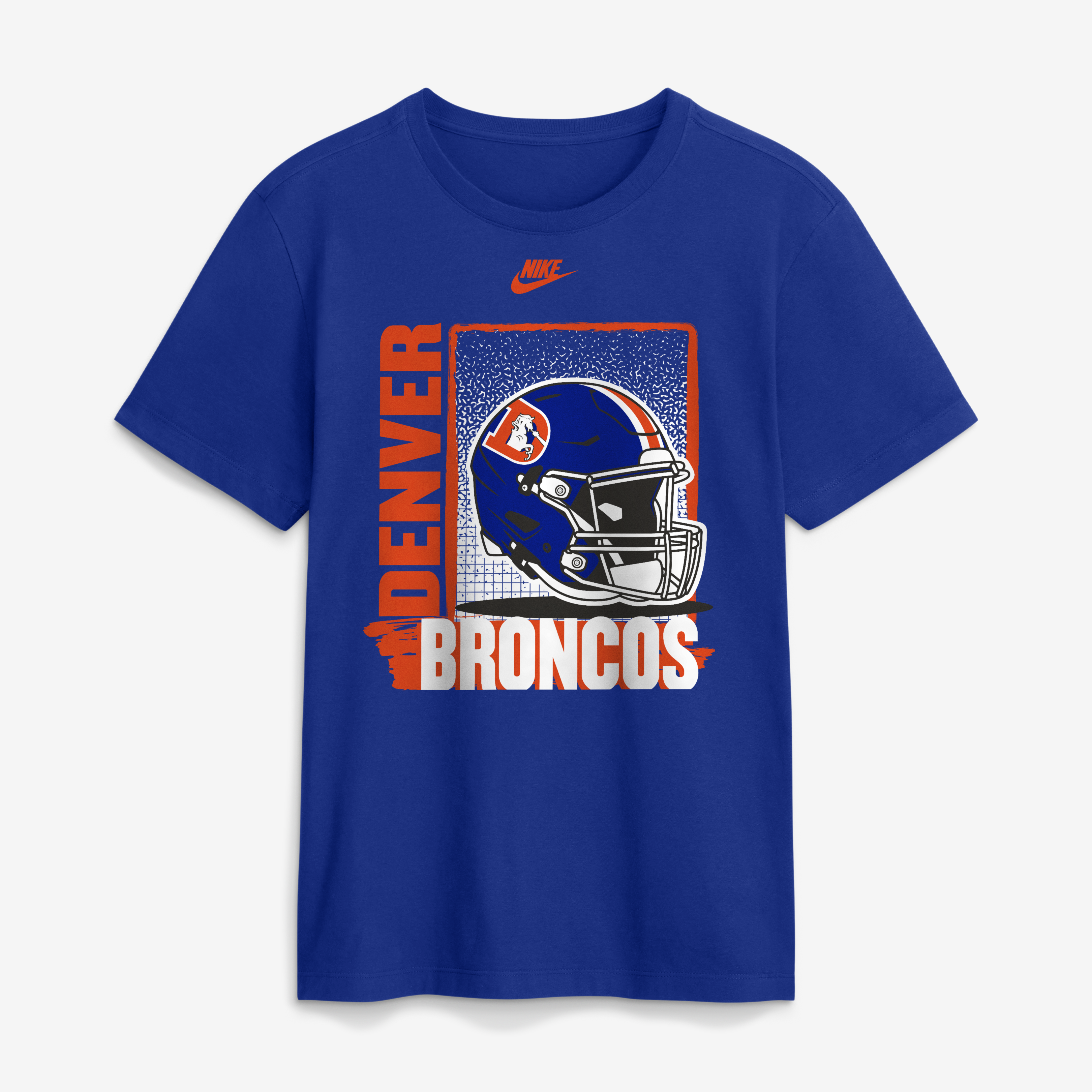 Men's Nike Royal Denver Broncos Vintage Power Game Club T-Shirt