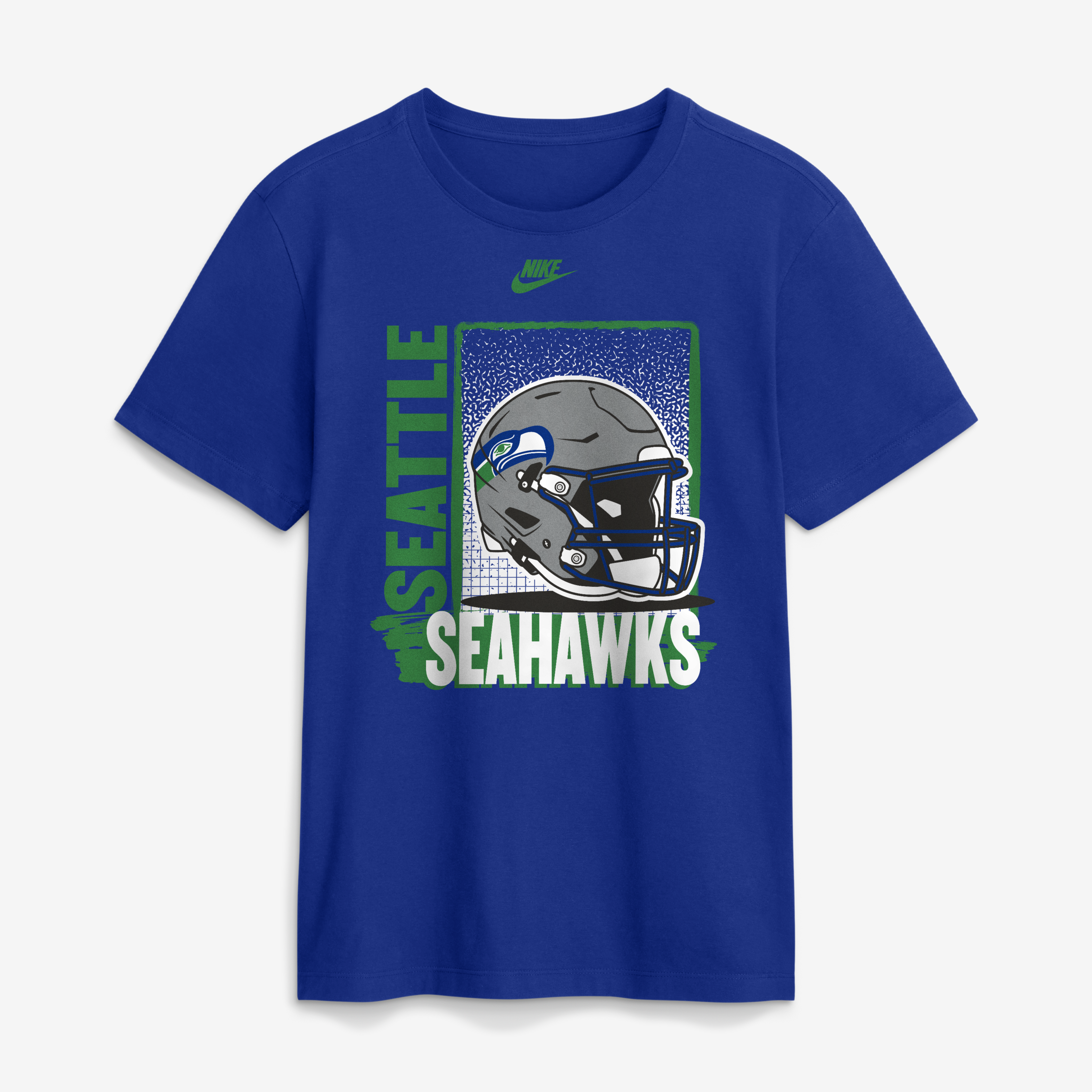Men's Nike Royal Seattle Seahawks Vintage Power Game Club T-Shirt