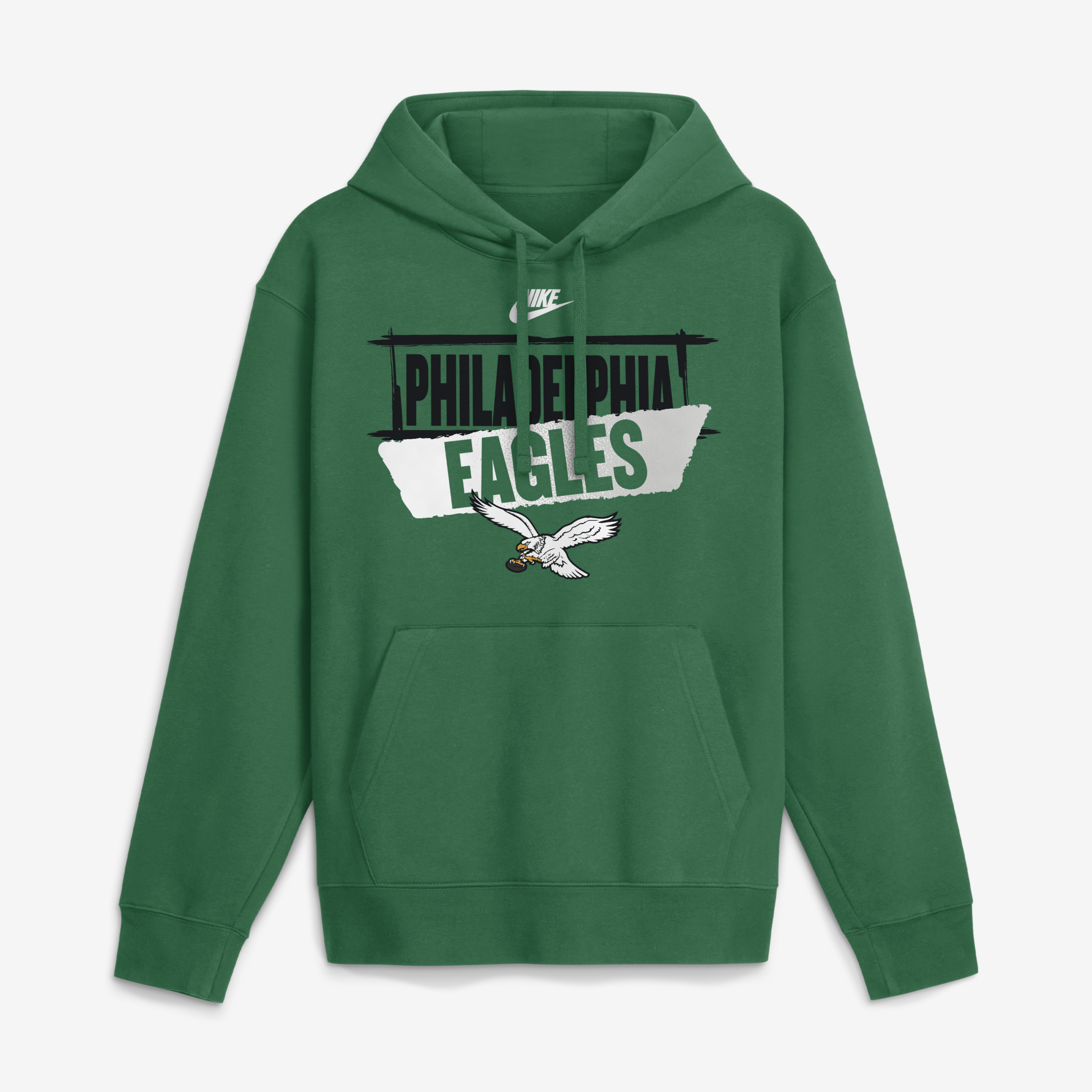 Men's Nike Kelly Green Philadelphia Eagles Rewind Club Hoodie