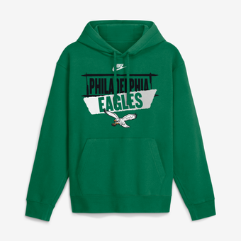 Men's Nike Kelly Green Philadelphia Eagles Rewind Club Hoodie
