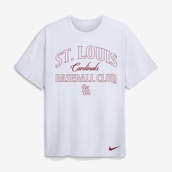 Men's Nike White St. Louis Cardinals Max90 Heavyweight T-Shirt