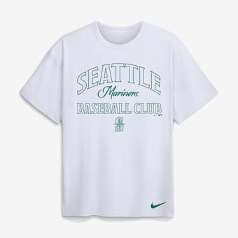 Men's Nike White Seattle Mariners Max90 Heavyweight T-Shirt