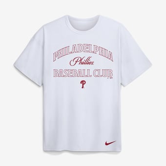 Men's Nike White Philadelphia Phillies Max90 Heavyweight T-Shirt