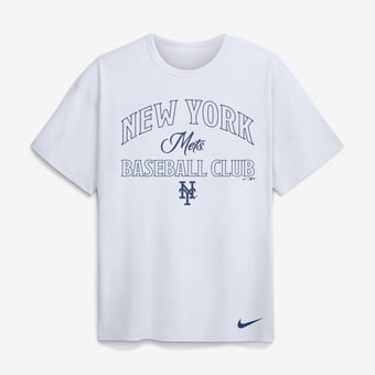 Men's Nike White New York Mets Max90 Heavyweight T-Shirt