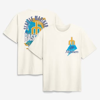 Men's Nike Cream Seattle Mariners Max90 Arch Heavyweight T-Shirt