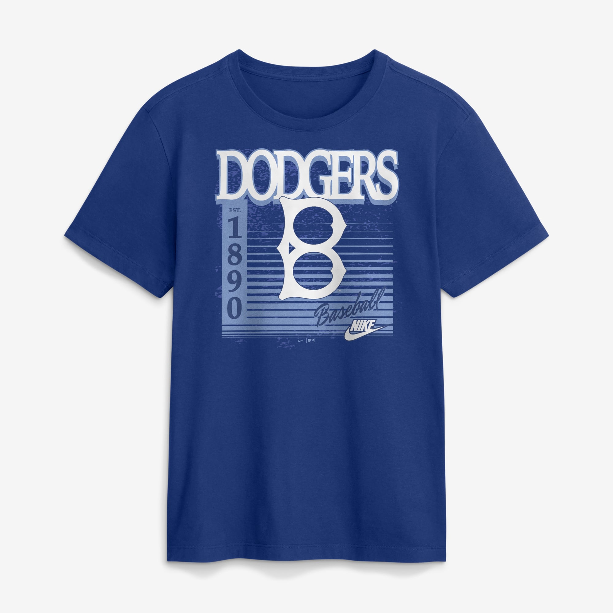 Men's Nike Royal Brooklyn Dodgers Cooperstown Logo T-Shirt