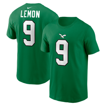 Men's Nike Makai Lemon Kelly Green Philadelphia Eagles Name & Number T-Shirt