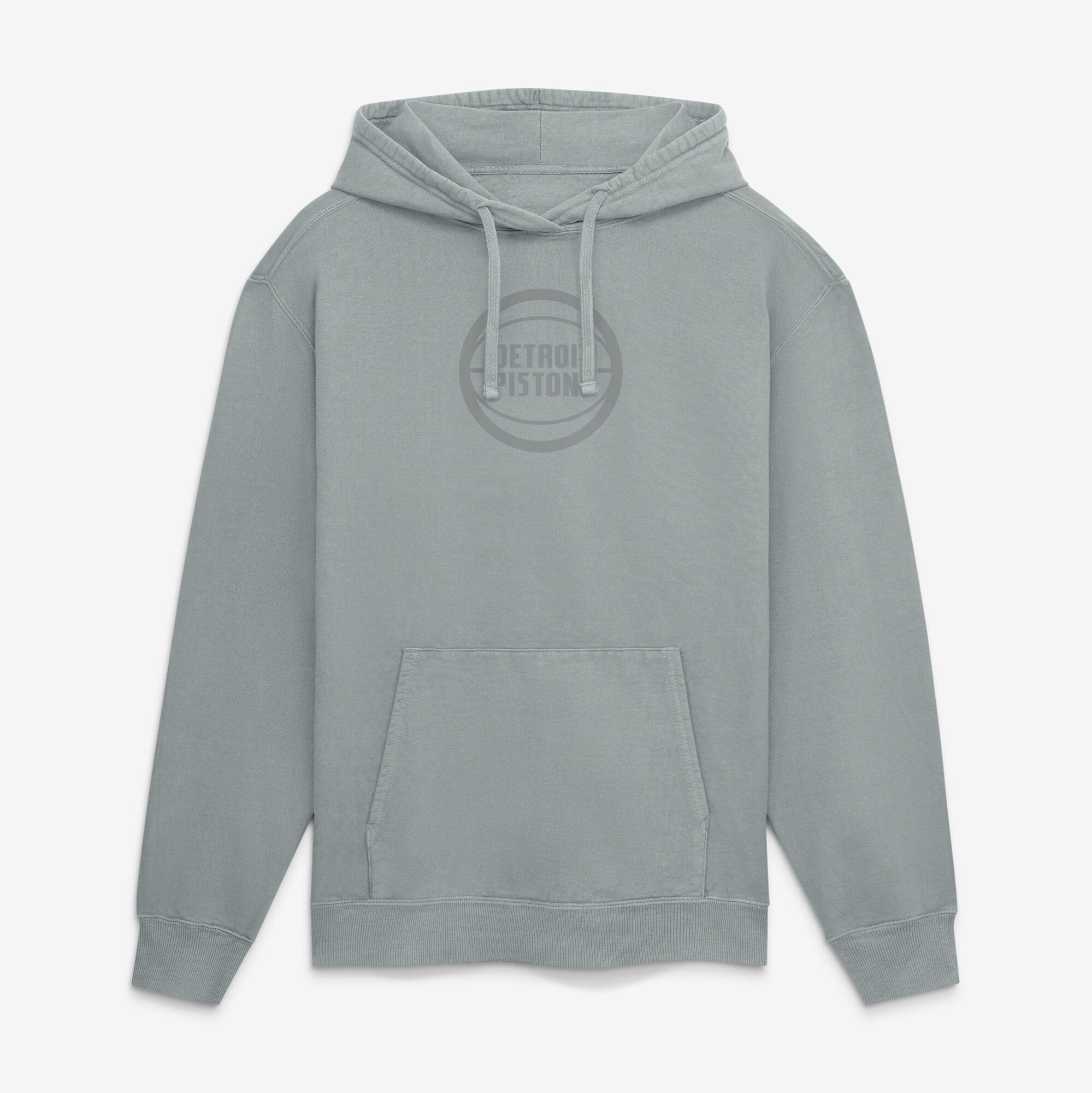 Men's Fanatics Gray Detroit Pistons Washed Hoodie