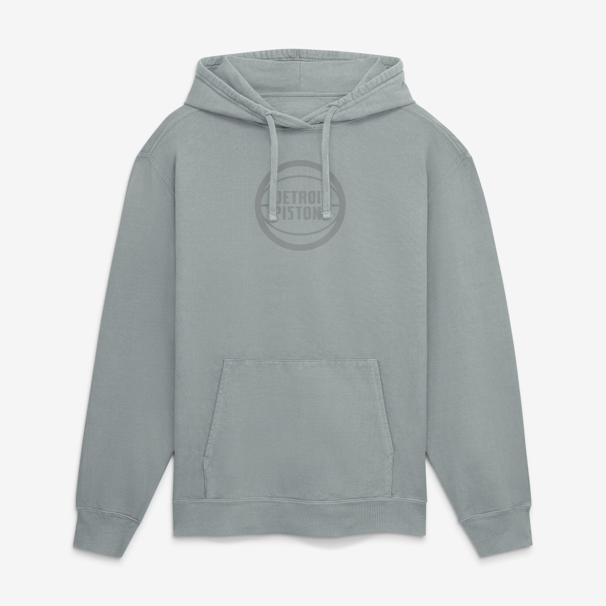 Men's Fanatics Gray Detroit Pistons Washed Hoodie