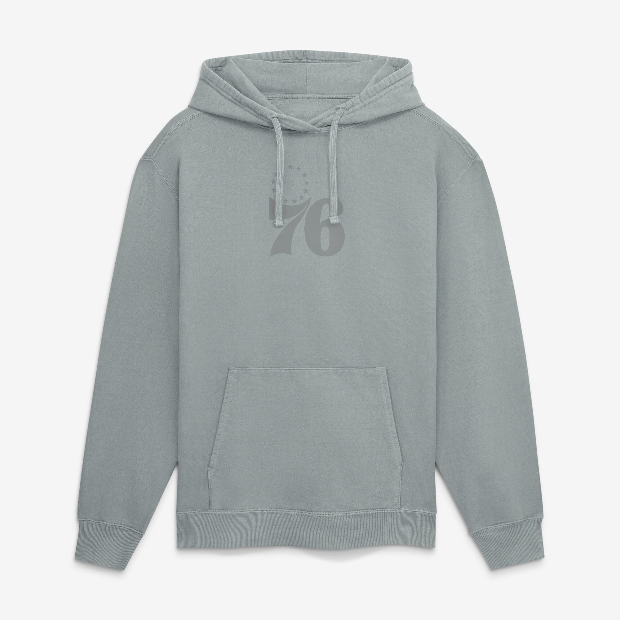 Men's Fanatics Gray Philadelphia 76ers Washed Hoodie