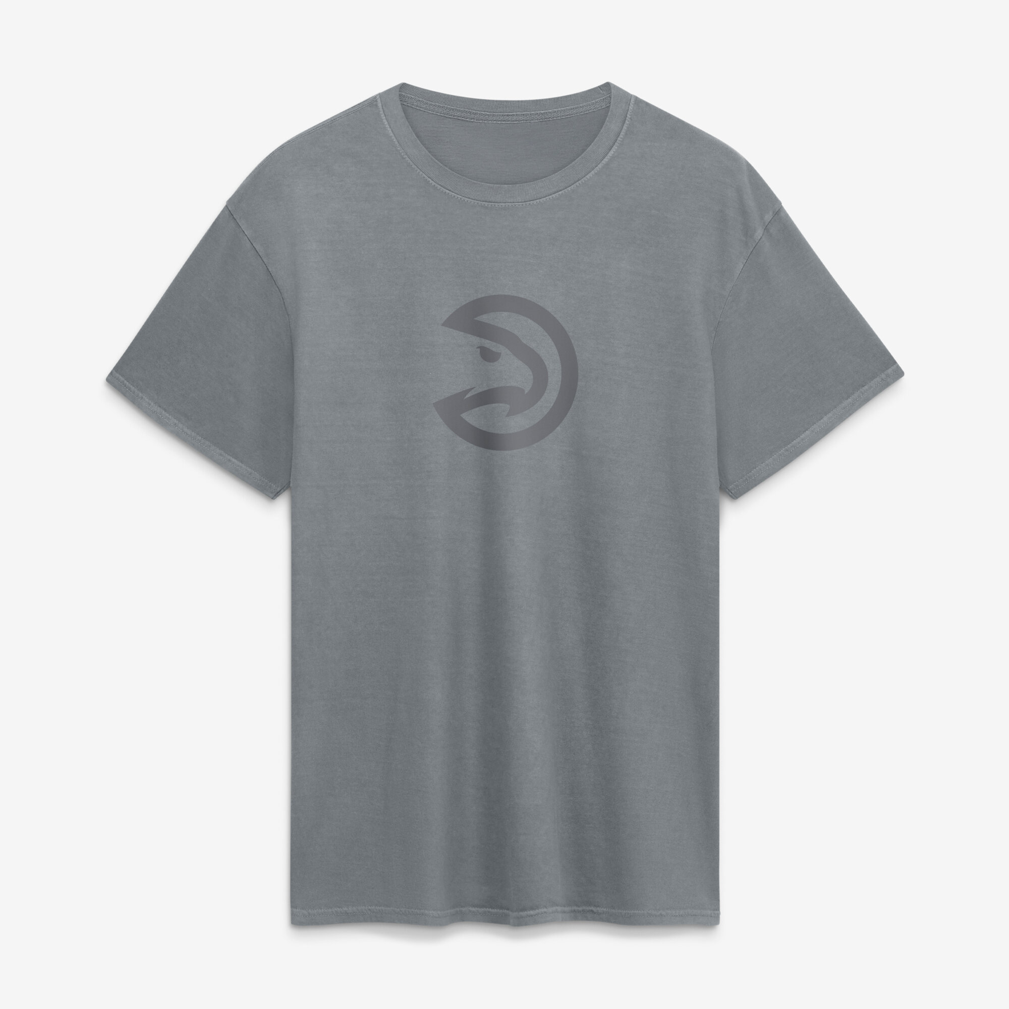 Men's Fanatics Gray Atlanta Hawks Beach Wash T-Shirt