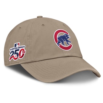 Men's Nike Khaki Chicago Cubs Celebrating America's 250th Club Adjustable Hat