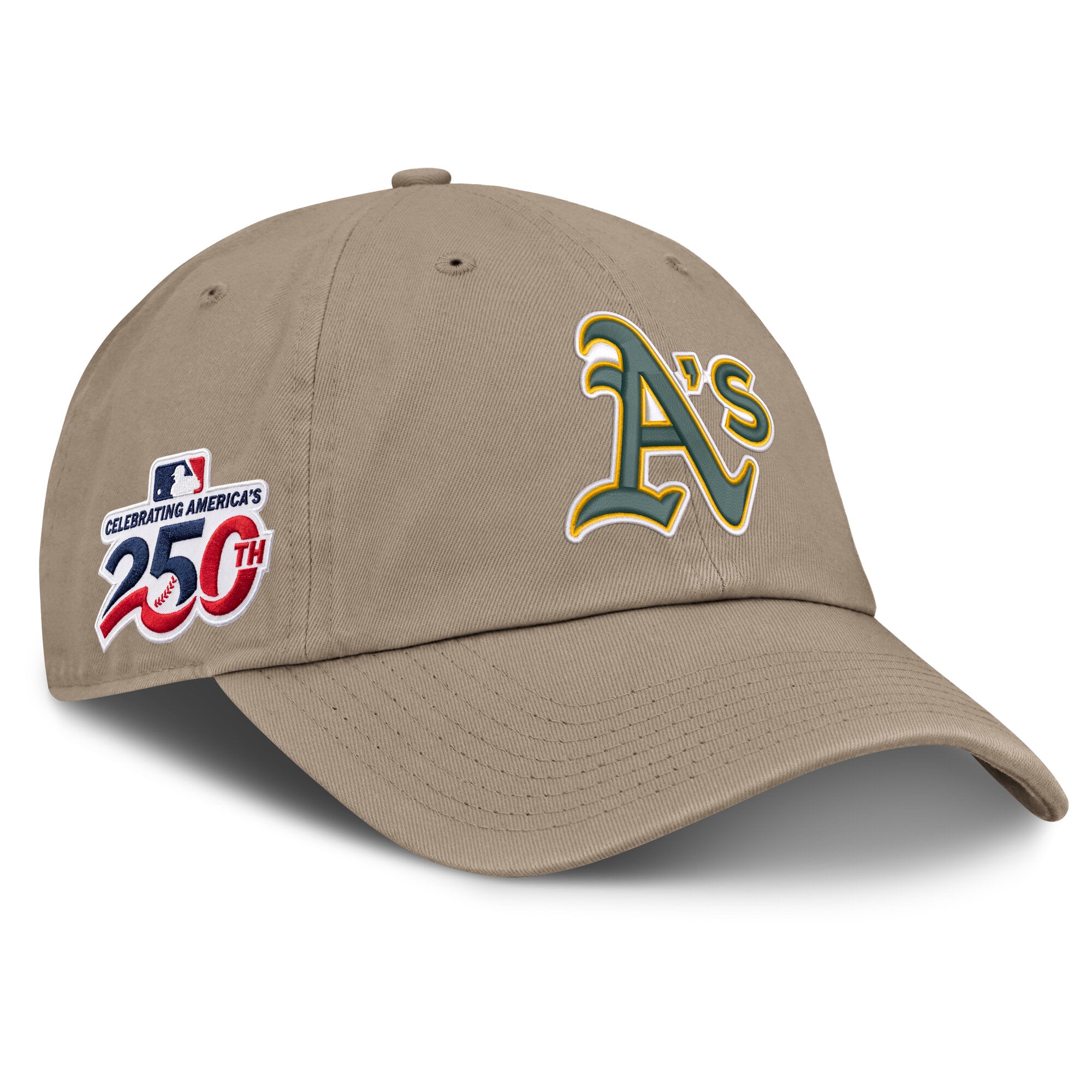 Men's Nike Khaki Athletics Celebrating America's 250th Club Adjustable Hat