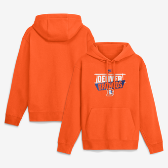 Men's Nike Orange Denver Broncos Rewind Club Hoodie