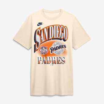 Men's Nike Natural San Diego Padres Vintage Tri-Blend T-Shirt