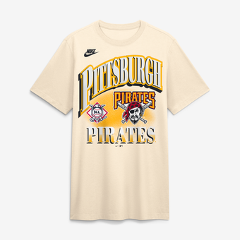 Men's Nike Natural Pittsburgh Pirates Vintage Tri-Blend T-Shirt