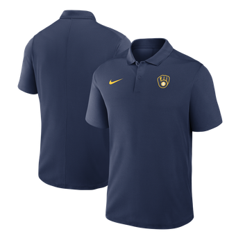 Men's Nike Navy Milwaukee Brewers Dri-FIT Victory Polo