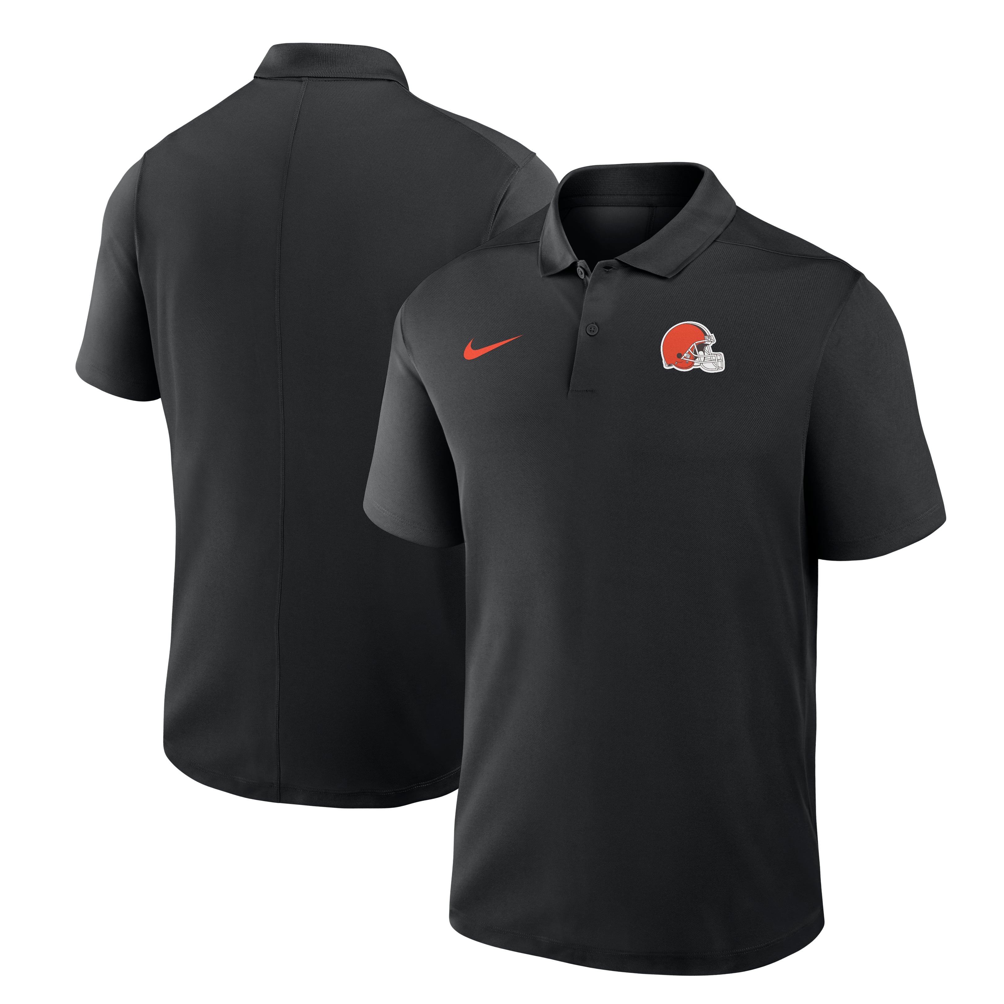 Men's Nike Black Cleveland Browns Dri-FIT Victory Polo
